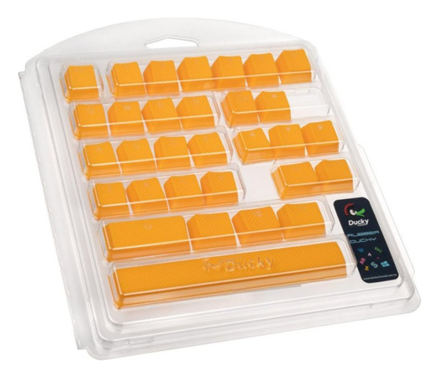 Ducky Rubber Keycap Ducky Yellow DKSA31-USRDYNNO1 - 653703 - zdjęcie